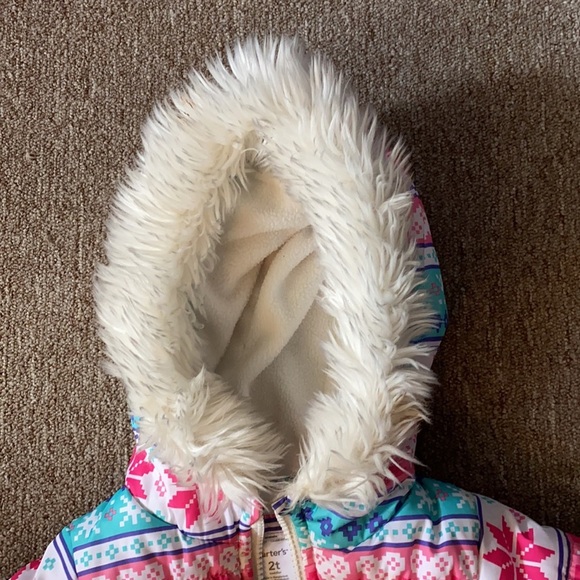 Carters Girls 2T Winter Jacket - Picture 3 of 5